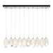 Chrysalis 10-Light Large Crystal Pendant in Vintage Platinum - 131144-SKT-STND-82-WP0755 by Hubbardton Forge