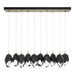 Chrysalis 10-Light Large Crystal Pendant in Soft Gold - 131144-SKT-STND-84-BP0755 by Hubbardton Forge