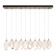 Chrysalis 10-Light Large Crystal Pendant in Soft Gold - 131144-SKT-STND-84-WP0755 by Hubbardton Forge