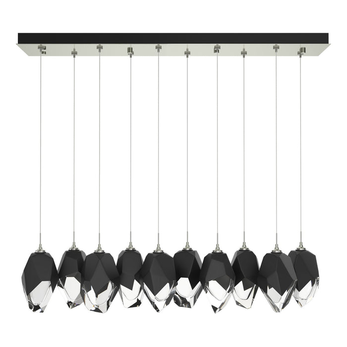 Chrysalis 10-Light Large Crystal Pendant in Sterling - 131144-SKT-STND-85-BP0755 by Hubbardton Forge