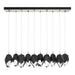 Chrysalis 10-Light Large Crystal Pendant in Sterling - 131144-SKT-STND-85-BP0755 by Hubbardton Forge