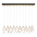 Chrysalis 10-Light Large Crystal Pendant in Modern Brass - 131144-SKT-STND-86-WP0755 by Hubbardton Forge
