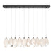 Chrysalis 10-Light Large Crystal Pendant in Ink - 131144-SKT-STND-89-WP0755 by Hubbardton Forge