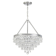 Calypso 6 Light 20" Pendant in Polished Chrome