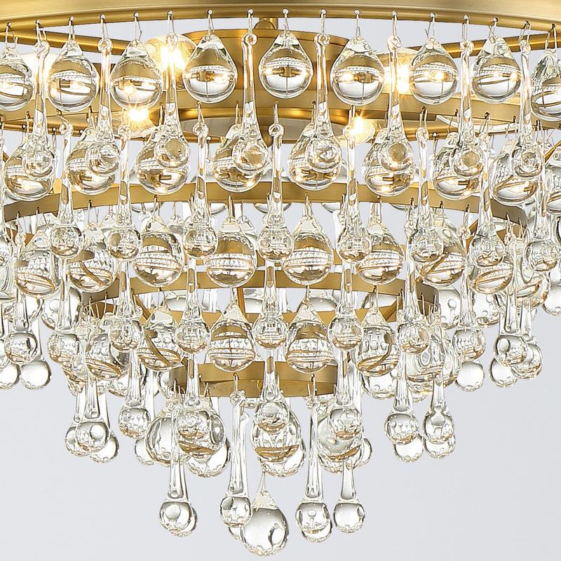 Calypso 6 Light 20" Pendant in Vibrant Gold