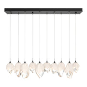 Chrysalis 10-Light Mixed Crystal Pendant in Ink - 131145-SKT-STND-89-WP0756 by Hubbardton Forge