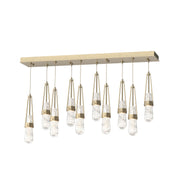 Link 10-Light Blown Glass Pendant in Soft Gold - 131200-SKT-STND-84-YJ0434 by Hubbardton Forge
