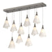 Mobius 10-Light Pendant in Dark Smoke - 131202-SKT-STND-07-SH1987 by Hubbardton Forge