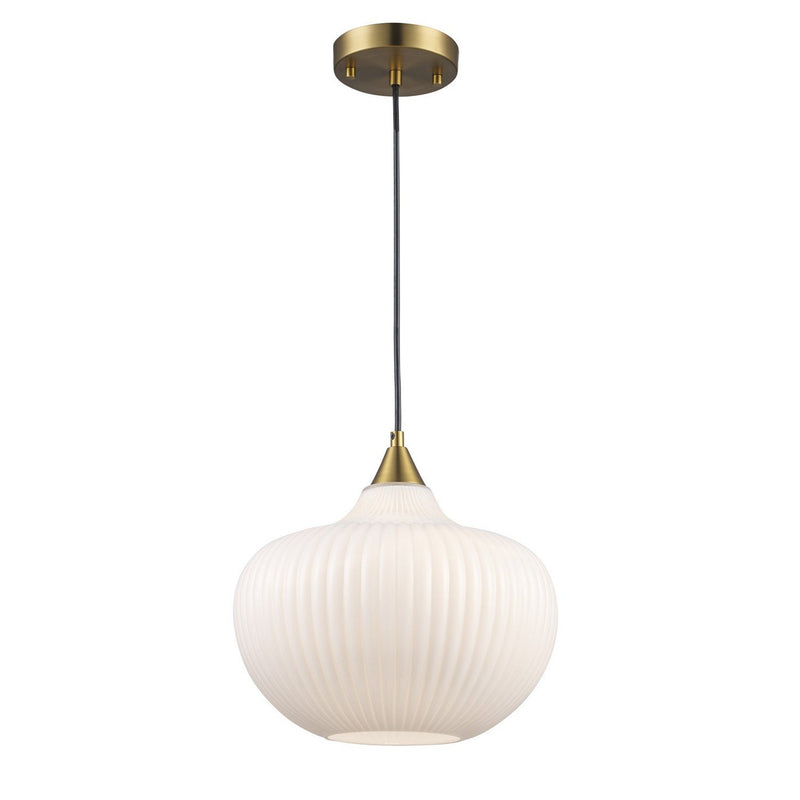 Aristo 12" Pendant in Antique Gold