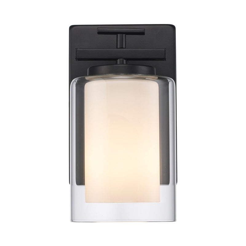 Lisbon 1-Light 8.75" Bath Sconce in Black