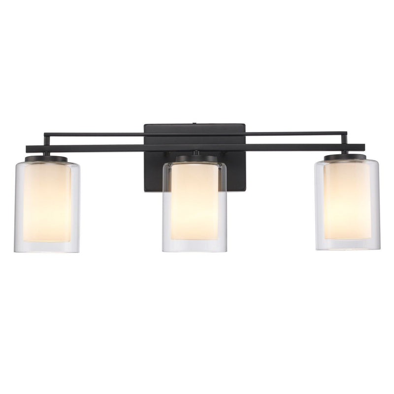 Lisbon 3-Light 24" Vanity Light in Black