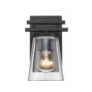 Iris 1-Light 6.5" Bath Sconce in Black