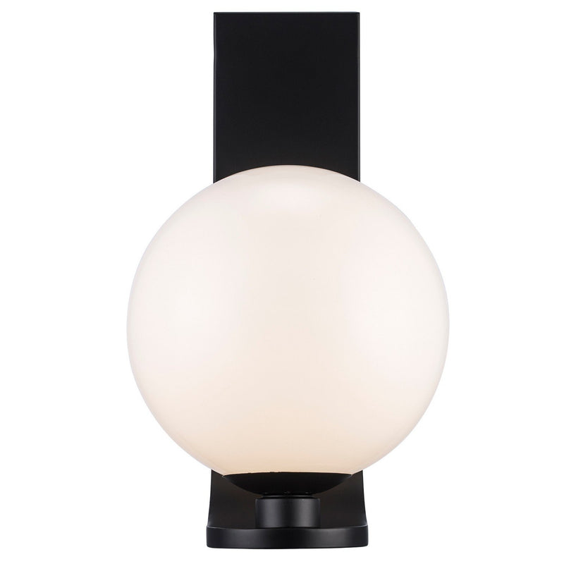 Lane 1-Light 17.5" Outdoor Wall Light in Black