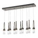Link 10-Light Clear Glass Pendant in Bronze - 131207-SKT-STND-05-ZM0434 by Hubbardton Forge