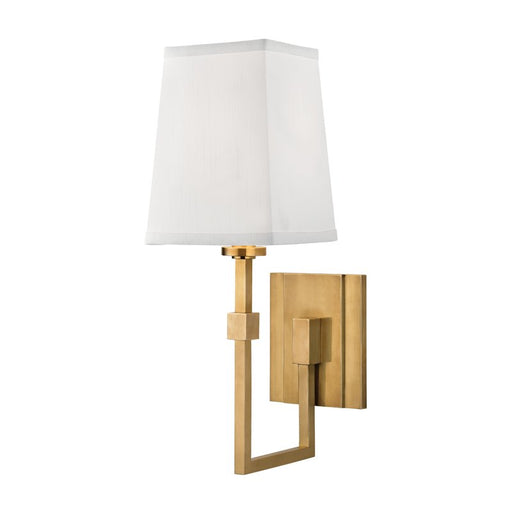 Fletcher Wall Sconce in Aged Brass