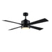 Arden 52" Ceiling Fan in Black - Lamps Expo