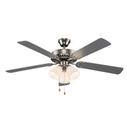 Solana 52" Ceiling Fan in Brushed Nickel - Lamps Expo