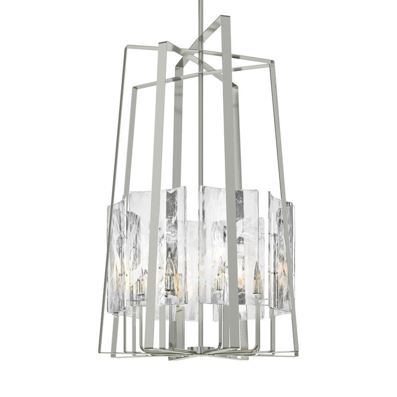 Arc 8-Light Tall Pendant in Sterling - 131313-SKT-MULT-85-YR0729 by Hubbardton Forge