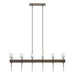 Echo 12-Light Linear Pendant in Bronze - 131525-SKT-MULT-05-YC0369 by Hubbardton Forge