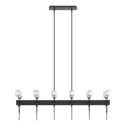 Echo 12-Light Linear Pendant in Black - 131525-SKT-MULT-10-YC0369 by Hubbardton Forge