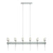Echo 12-Light Linear Pendant in Vintage Platinum - 131525-SKT-MULT-82-YC0369 by Hubbardton Forge