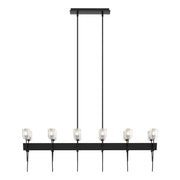 Echo 12-Light Linear Pendant in Ink - 131525-SKT-MULT-89-YC0369 by Hubbardton Forge