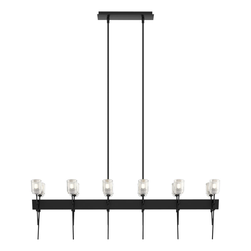 Echo 12-Light Linear Pendant in Ink - 131525-SKT-MULT-89-YC0369 by Hubbardton Forge