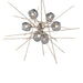 Griffin Starburst Pendant in Soft Gold - 131590-SKT-MULT-84-YL0709 by Hubbardton Forge
