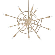 Olympus 12-Light Starburst Pendant in Soft Gold - 131604-SKT-MULT-84 by Hubbardton Forge