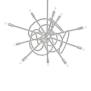 Olympus 12-Light Starburst Pendant in Sterling - 131604-SKT-MULT-85 by Hubbardton Forge