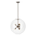 Sfera 6-Light Pendant in Bronze - 134410-SKT-MULT-05-ZM0497 by Hubbardton Forge