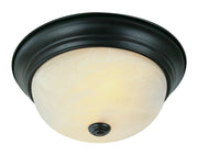 Browns 2-Light 11.25" Flush Mount in Rubbed Oil Bronze
