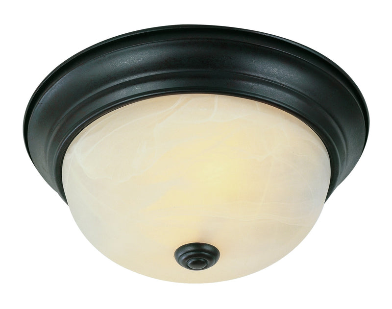 Browns 2-Light 11.25" Flush Mount in Rubbed Oil Bronze