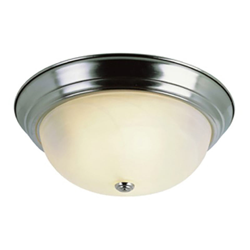 Browns 2-Light 13" Flush Mount in Brushed Nickel