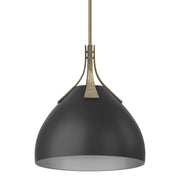 Summit Pendant in Soft Gold with Black Accent - 134502-SKT-MULT-84-10 by Hubbardton Forge