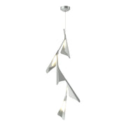 Plume 5-Light LED Pendant in Vintage Platinum with Vintage Platinum Accent - 135006-LED-STND-82-82 by Hubbardton Forge