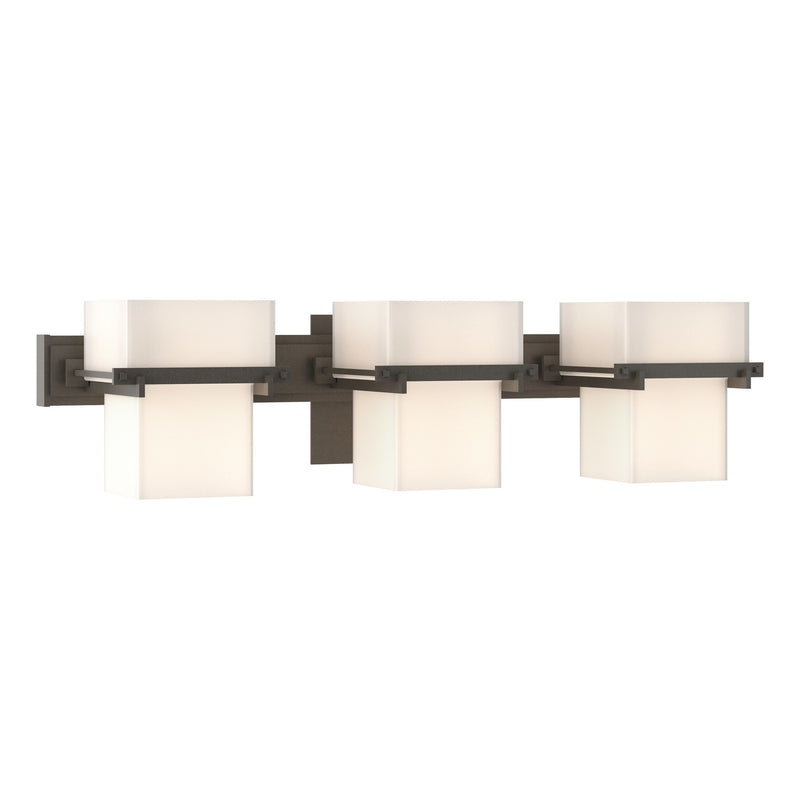 Kakomi 3 Light Sconce in Dark Smoke - 207833-SKT-07-GG0106 by Hubbardton Forge