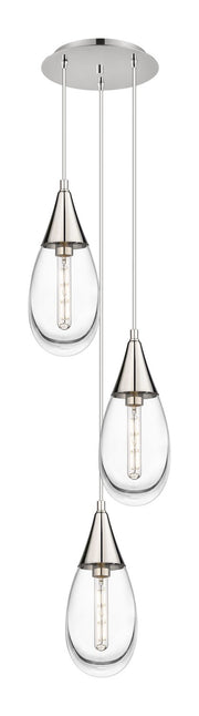 Henry Medium Steel Shade Pendant in Bronze with Natural Iron Accent - 134550-SKT-MULT-05-20 by Hubbardton Forge
