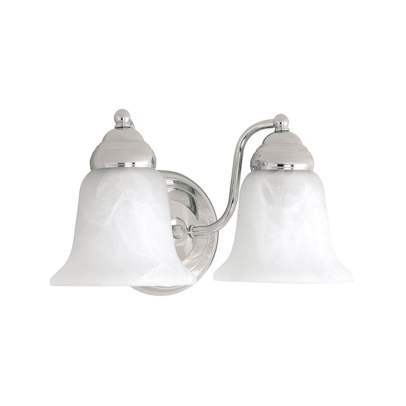 Brady 2-Light Bath Vanity Light in Chrome