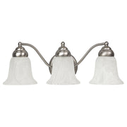Brady 3-Light Bath Vanity Light in Matte Nickel