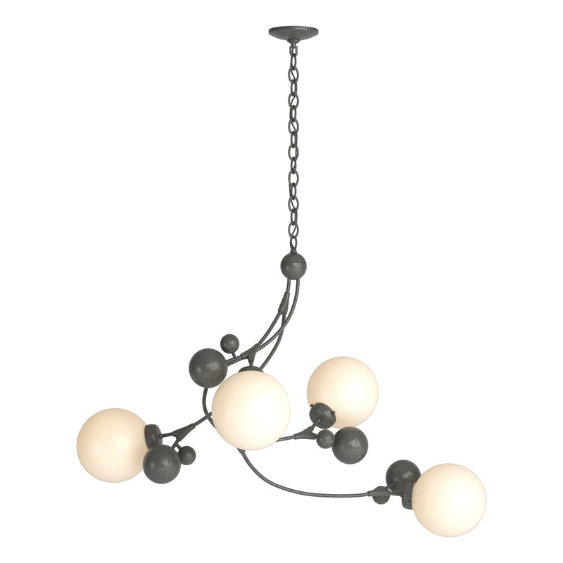 Sprig 4-Light 42" Chandelier in Natural Iron