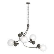 Sprig 4-Light 42" Chandelier in Dark Smoke