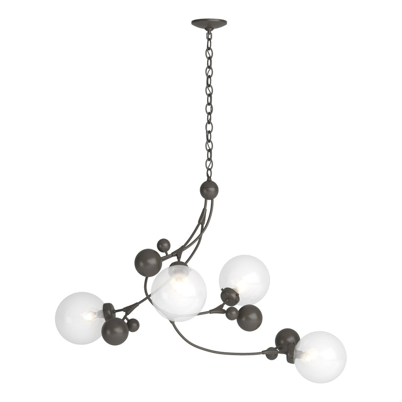 Sprig 4-Light 42" Chandelier in Dark Smoke