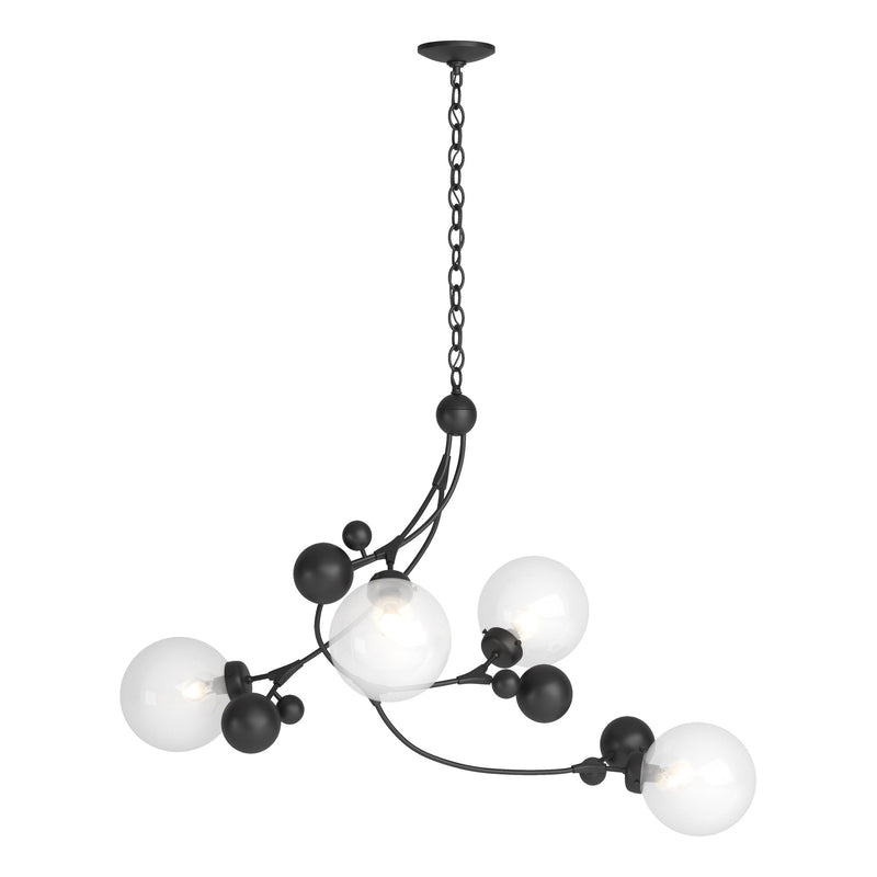 Sprig 4-Light 42" Chandelier in Black