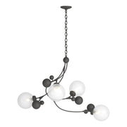 Sprig 4-Light 42" Chandelier in Natural Iron