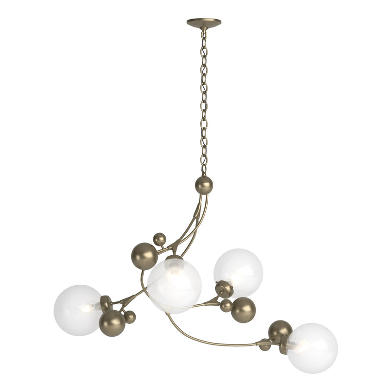 Sprig 4-Light 42" Chandelier in Soft Gold