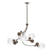 Sprig 4-Light 42" Chandelier in Bronze