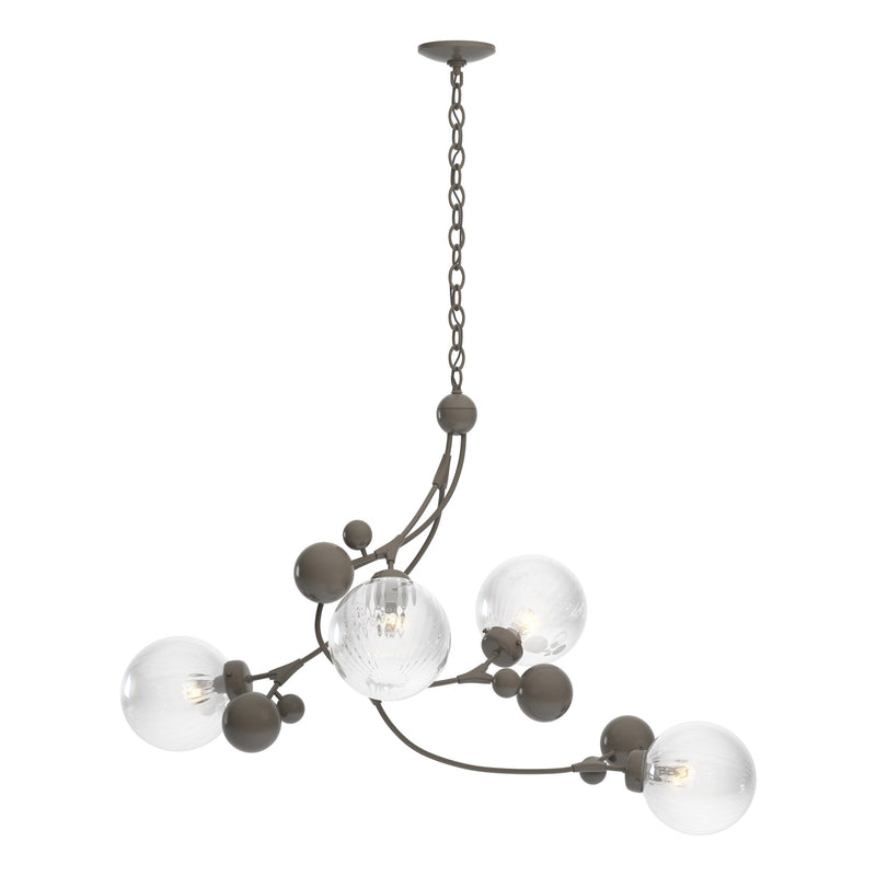 Sprig 4-Light 42" Chandelier in Dark Smoke