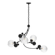 Sprig 4-Light 42" Chandelier in Black