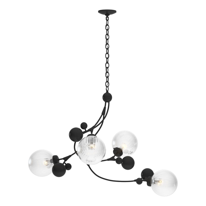 Sprig 4-Light 42" Chandelier in Black